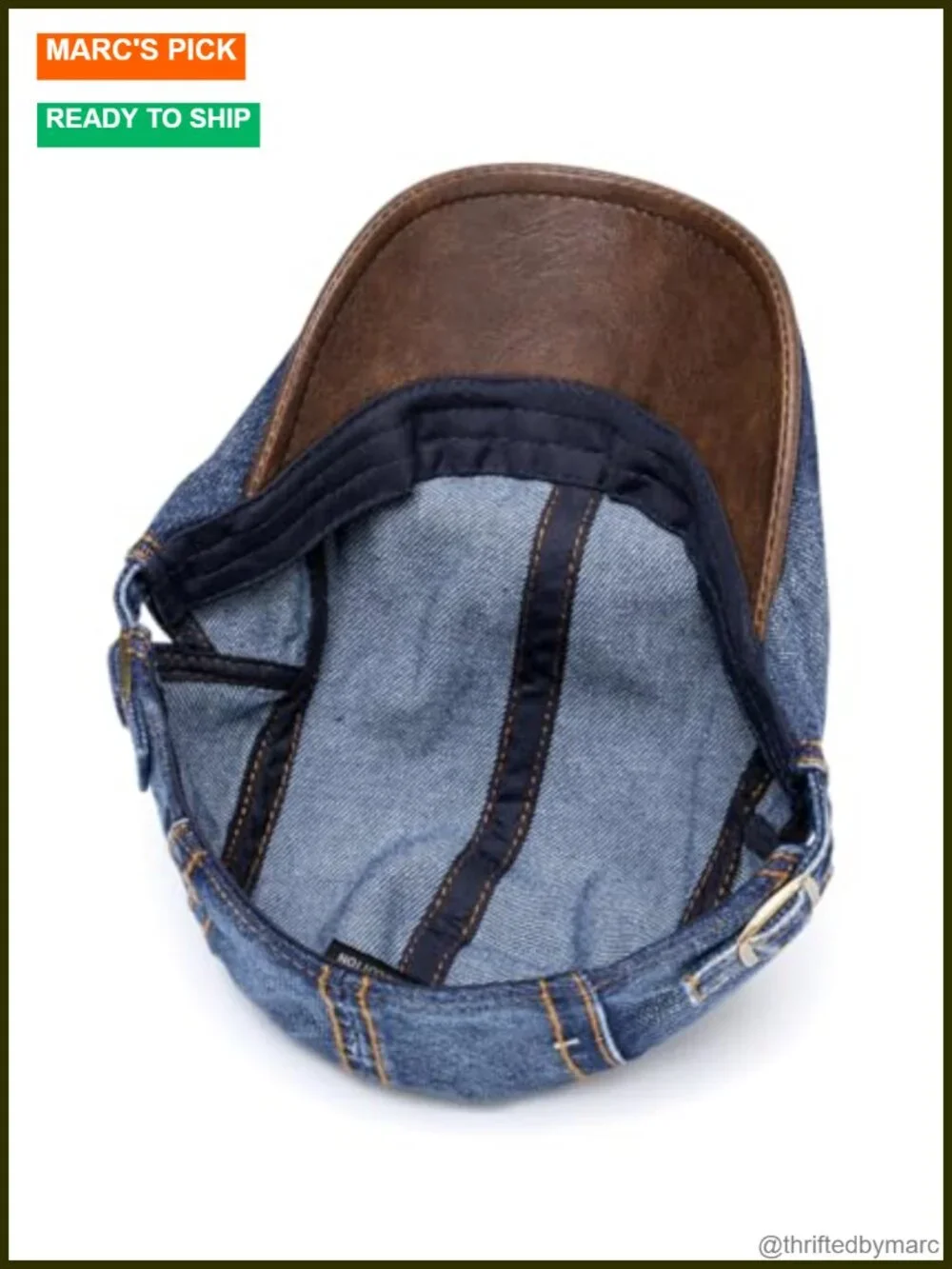 Men's Cotton Newsboy Cap Adjustable Ivy Golf Cabbie Driving Hat